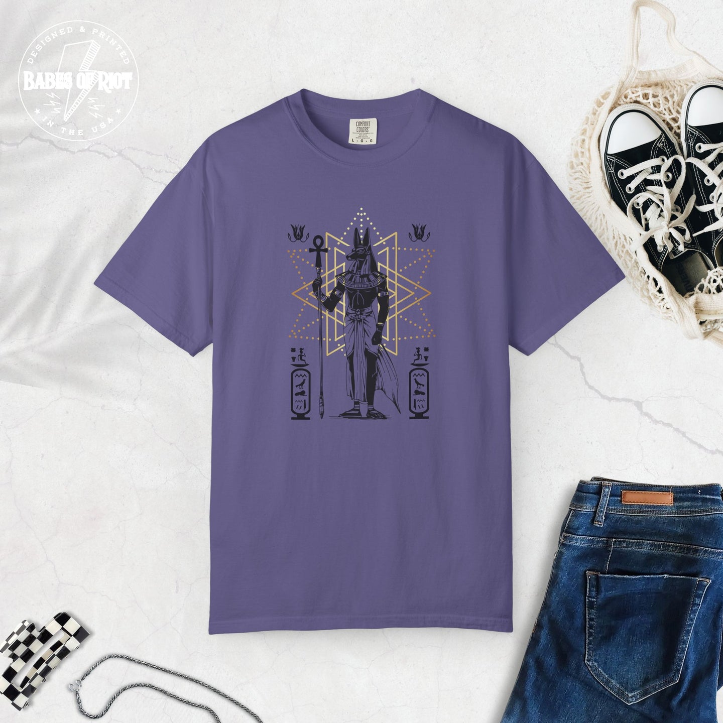 Anubis Egyptian Mythology Shirt Egypt Hieroglyphs Shirt Eye of Horus T shirt Ankh Shirt Sacred Geometry Pyramids Anubis and Egyptian Shirt