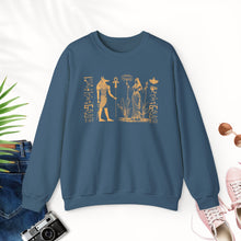 Anubis Egyptian Mythology Sweatshirt Egypt Hieroglyphs Shirt Eye of Horus T shirt Ankh Shirt Anubis and Egyptian Goddess Nebthet Nephthys