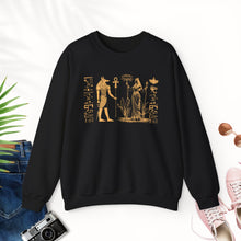 Anubis Egyptian Mythology Sweatshirt Egypt Hieroglyphs Shirt Eye of Horus T shirt Ankh Shirt Anubis and Egyptian Goddess Nebthet Nephthys