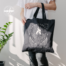 Prometheus Tarot Tote Bag Greek Mythology Gift for Him Mythcore Prometheus God of Fire Light academia Cotton Canvas Tote Bag