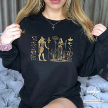 Anubis Egyptian Mythology Sweatshirt Egypt Hieroglyphs Shirt Eye of Horus T shirt Ankh Shirt Anubis and Egyptian Goddess Nebthet Nephthys